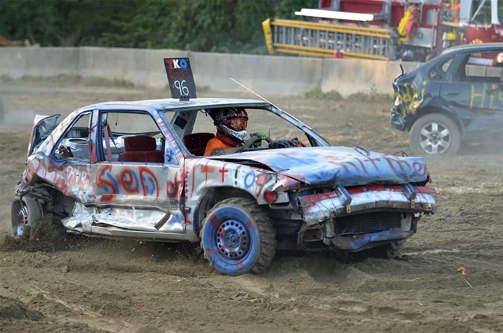 Demolition Derby at the Lebanon Country Fair