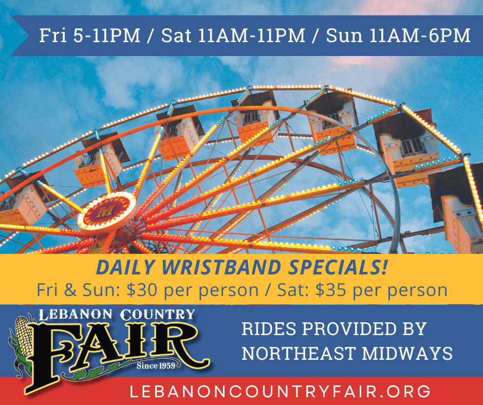 Ride hours and daily wristband specials