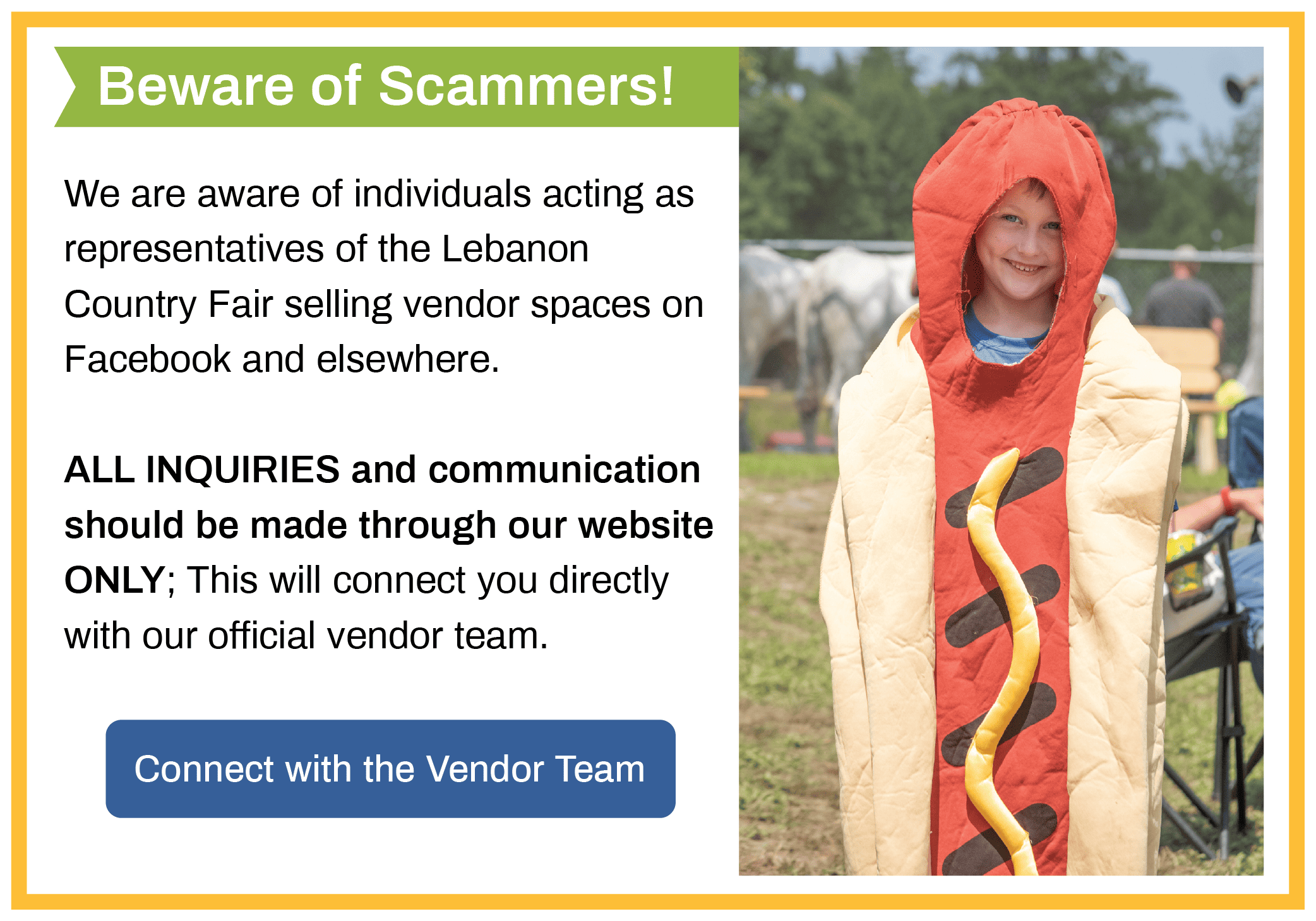 vendor pop-up