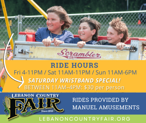 2025 Rides – Costs & Wristband Special 2025 Ride hours and wristband special